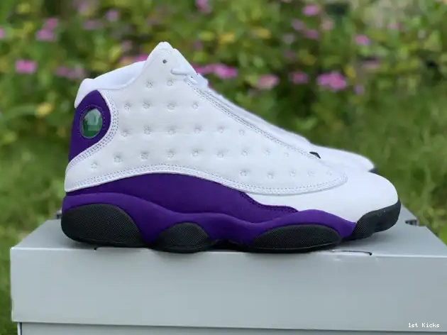 1st Kicks Air Jordan 13 Lakers 414571-105 0622
